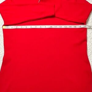 Joseph A. Women's Red Sweater XL 65% Viscose 35% Nylon 3/4 Sleeve